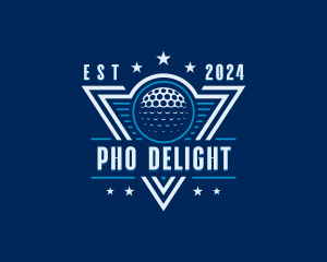 Golf Ball Tournament logo design