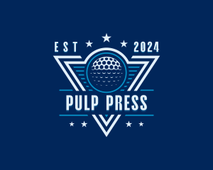 Golf Ball Tournament logo design