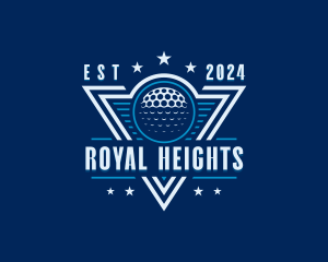 Golf Ball Tournament logo design