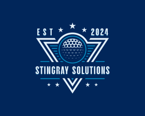 Golf Ball Tournament logo design