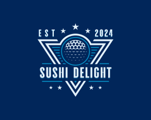 Golf Ball Tournament logo design