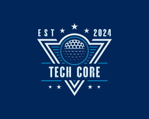 Golf Ball Tournament logo design