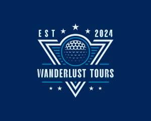 Golf Ball Tournament logo design