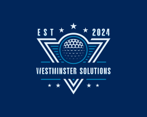 Golf Ball Tournament logo design