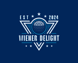 Golf Ball Tournament logo design