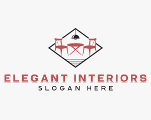 Chair Table Furnishing logo design