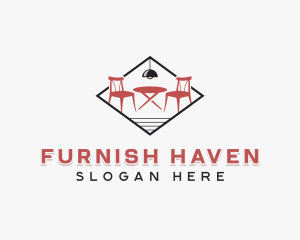 Chair Table Furnishing logo design