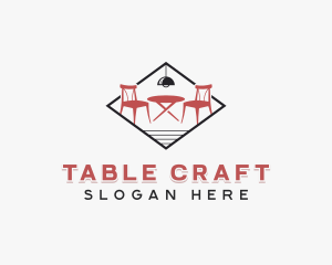 Table - Chair Table Furnishing logo design