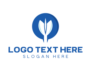 Blue - Blue Dart Pin logo design