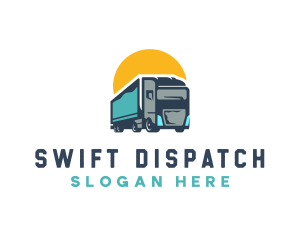 Trucking Cargo Delivery logo design