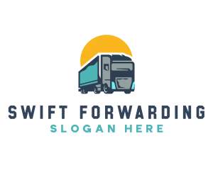 Trucking Cargo Delivery logo design