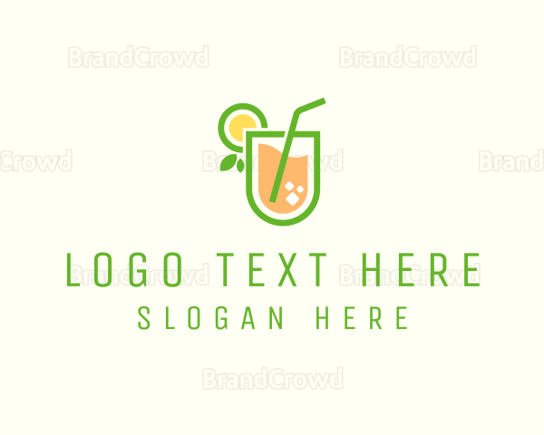 Healthy Juice Beverage Logo