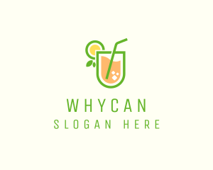 Healthy Juice Beverage  Logo