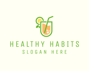 Healthy Juice Beverage  logo design