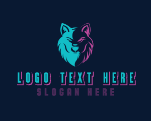 Silhouette - Wild Esports Wolf logo design