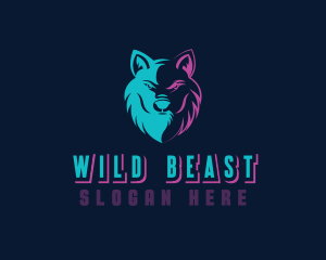 Wild Esports Wolf logo design