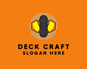 Deck - Retro Skater Park logo design