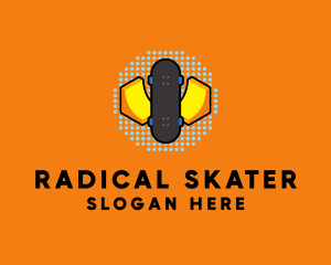 Retro Skater Park logo design