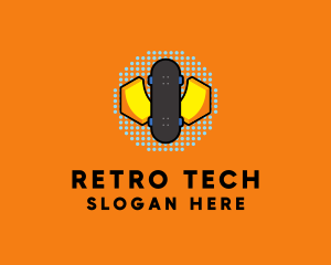 Retro Skater Park logo design