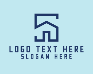 Residence - Housing Realty Letter S logo design