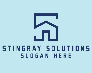 Housing Realty Letter S logo design