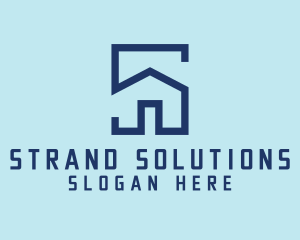 Housing Realty Letter S logo design