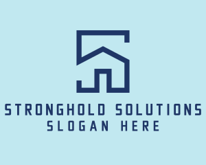 Housing Realty Letter S logo design