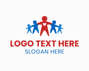 Leader - Team People Connect logo design