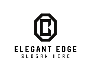 Sleek - Geometric Octagon Letter C logo design