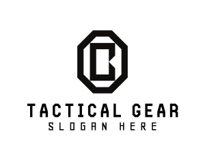 Tactical - Geometric Octagon Letter C logo design