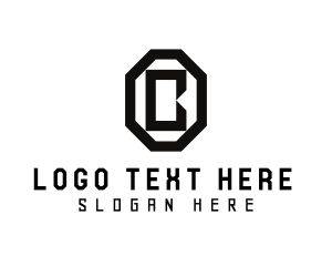 Octagon - Geometric Octagon Letter C logo design