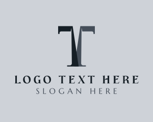 Paralegal - Legal Firm Corporation Letter T logo design