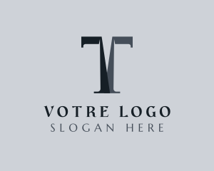 Legal Firm Corporation Letter T Logo