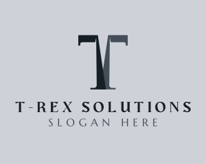 Legal Firm Corporation Letter T logo design