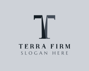 Legal Firm Corporation Letter T logo design