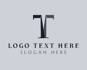 Corporation - Legal Firm Corporation Letter T logo design