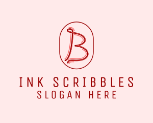 Handwritten - Handwritten Letter B logo design