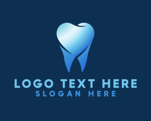 Surgery - Blue Abstract Tooth logo design