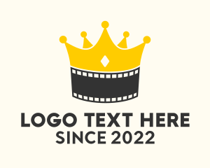 Production Crew - Royal Movie Reel logo design