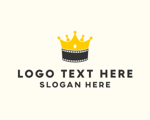 Videography - Royal Crown Filmstrip logo design