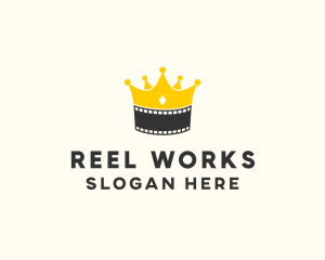 Royal Movie Reel  logo design