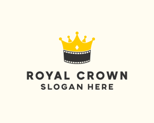 Royal Crown Filmstrip logo design