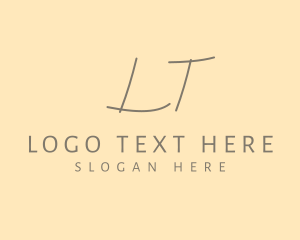 Interior - Luxury Elegant Handwritten logo design