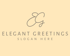 Luxury Elegant Handwritten logo design