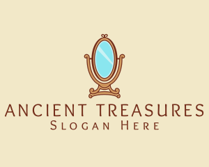 Antique Elegant Vanity Mirror logo design