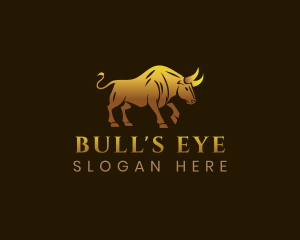 Bull Ranch Horn logo design