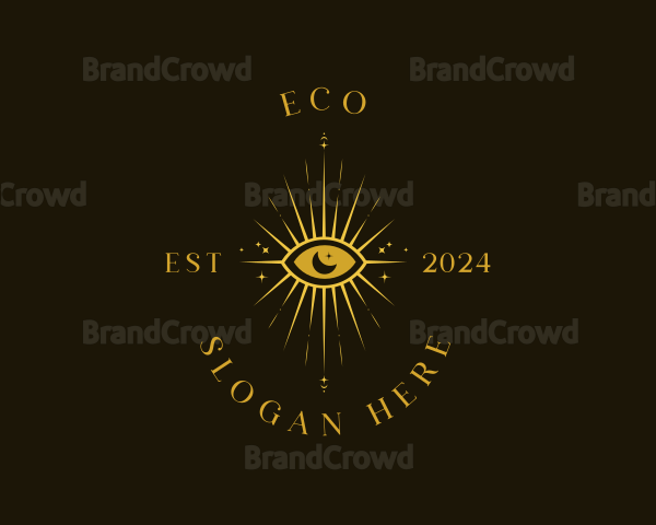 Cosmic Eye Boho Logo