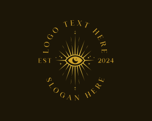 Tarot - Cosmic Eye Boho logo design