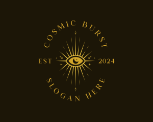 Cosmic Eye Boho logo design