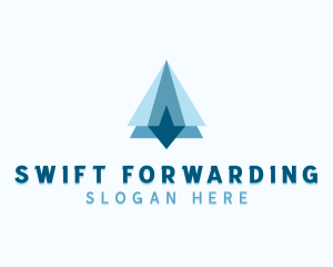 Forwarding - Logistics Plane Forwarding logo design